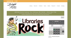 Desktop Screenshot of fortlibrary.org