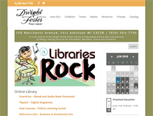 Tablet Screenshot of fortlibrary.org